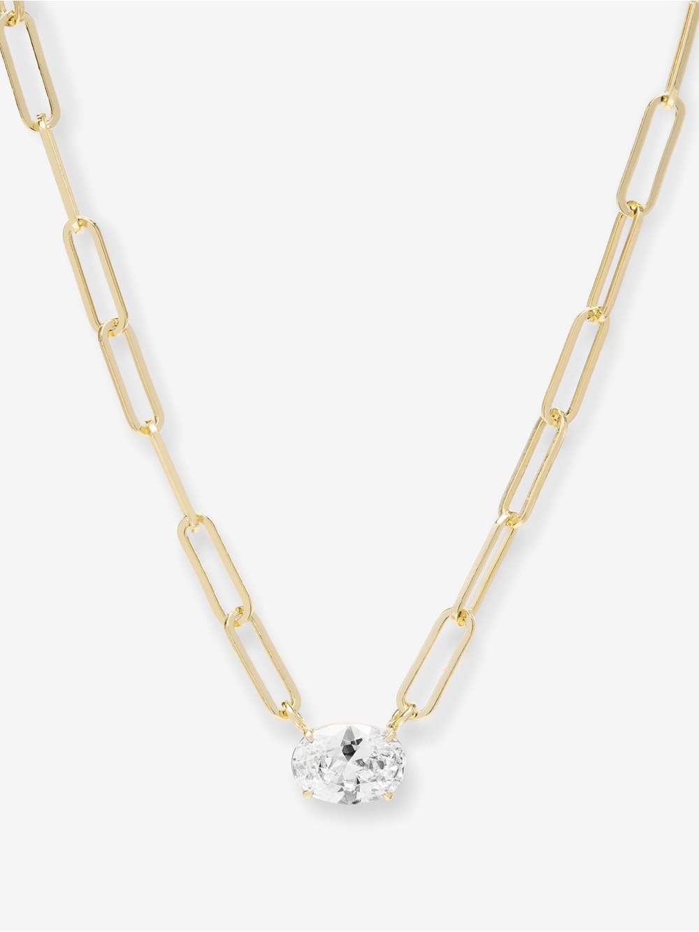 Melinda Maria Hello Gorgeous Samantha Chain Necklace- Women Jewelry - Picture 2 of 5